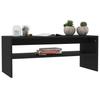 Coffee Table Black 100x40x40 Cm Engineered Wood