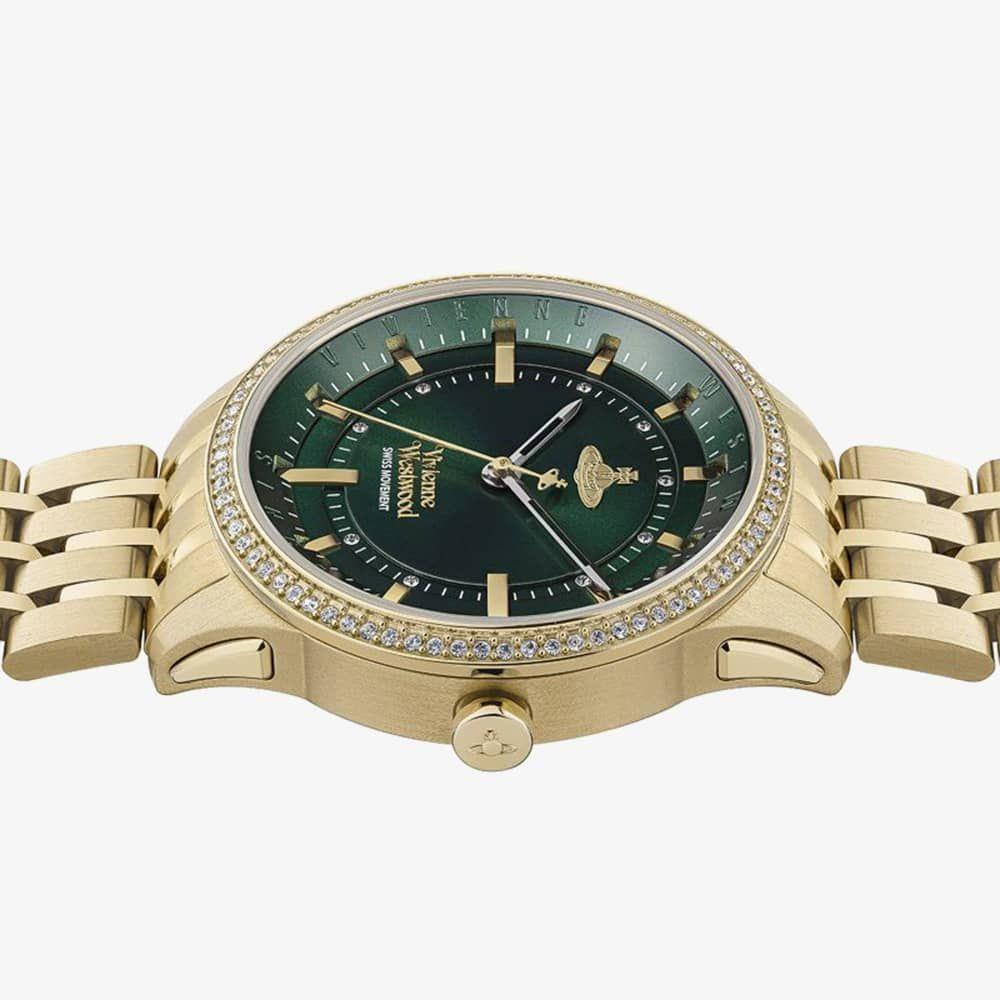Vivienne Westwood VV262GRGD Eastend Gold Tone Crystal Watch