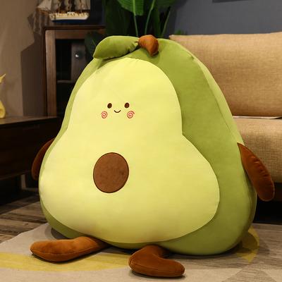 Giant Avocado Stuffed Plush Toy Kawaii Fruit Doll Cartoon Pillow Soft Plush Cushion Child Baby Girls Birthday Gift