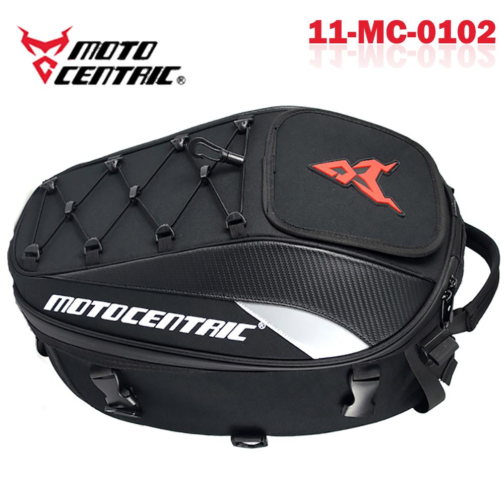 Motocentric Motorcycle Tail Back Seat Bag Waterproof Motorcycle Rear Seat Bag Large Capacity Motorcycle Rider Backpack