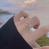 Verstelbare Open Ster Ring met Pijlontwerp Roestvrijstalen Band Lichtgewicht Minimalistische Sieraden voor Dagelijks Gebruik en Speciale Gelegenheden