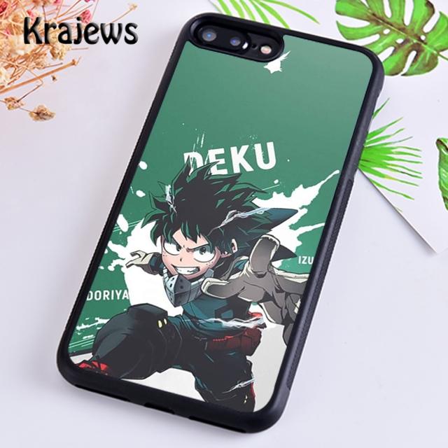 Krajews Boku No Hero Academia Midoriya Izuku Phone Case Cover For iPhone 14 5 6s 7 8 Plus XR XS 11 12 13 Pro Max Galaxy S21 S22