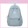 Foldable Backpack Simple With Solid Color And Letter Decoration Design Daily For