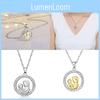 Elegant Zirconia Round Mother And Child Theme Jewelry For Mother's Day Gift In Gold And Silver