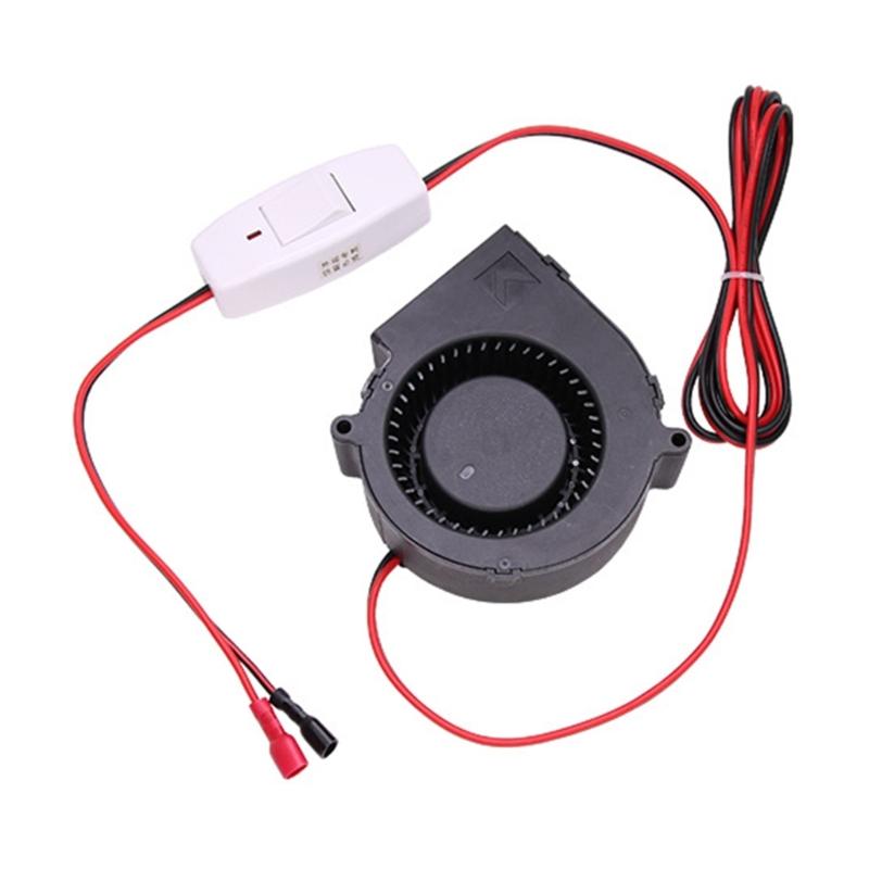 Industrial Heavy Duty Cooling Fan 12V 7000RPM High Speed Blower For BBQ Stove Electronic Equipment Temperature Control