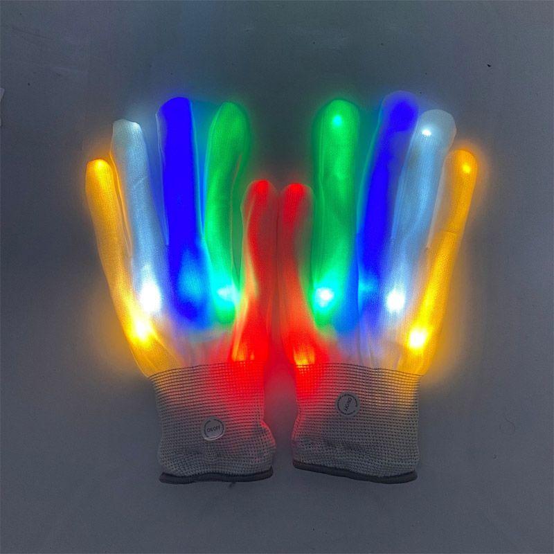 

DJ Сценическое выступление Годовое собрание Реквизит Диско Танцевальные перчатки Single-sided adult: a pair of colorful light