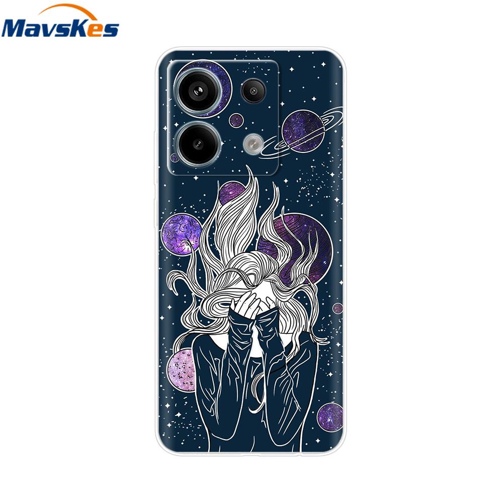 For Redmi Note 13 Pro 4G 5G Fundas Cover TPU Silicon Protective Case For Xiaomi Redmi Note13 13Pro Phone Clear Back Cover Bumper