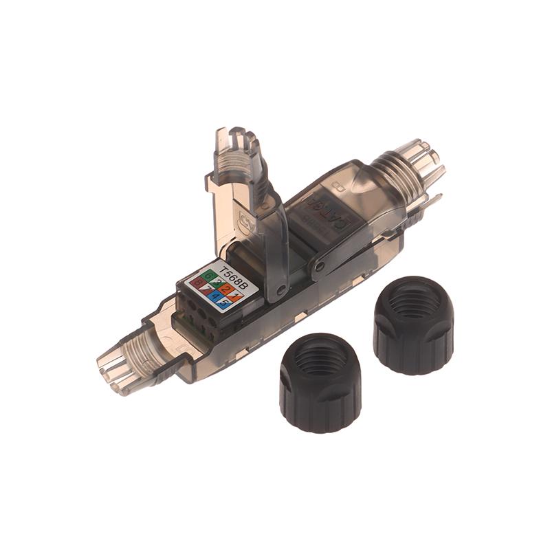 Terminal Network Extension Cable Tool-Less Extension Connector Network Extender Junction Adapter Connection Box
