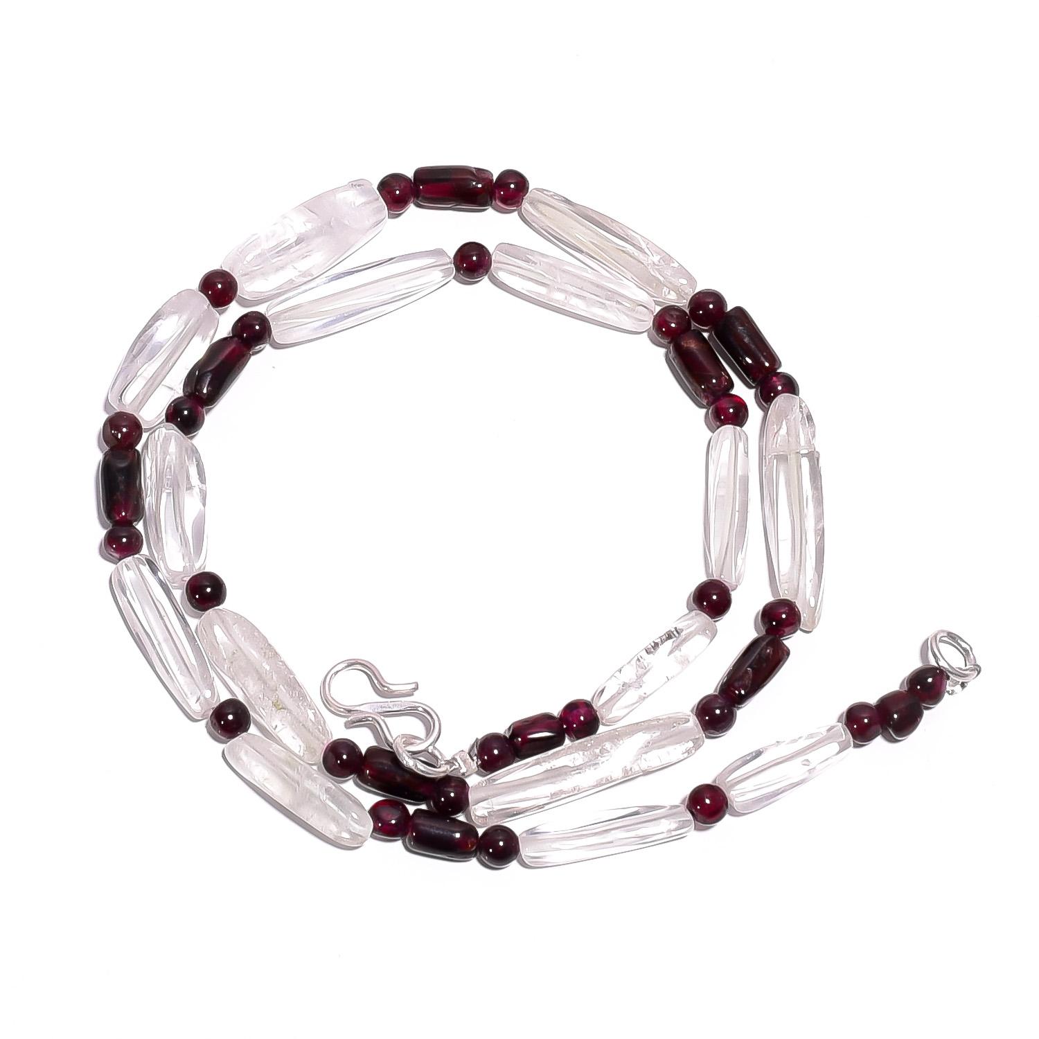 

Натуральный кристалл гранат драгоценный камень смешанная форма гладкие бусины ожерелье 17 UB-4575 UB-4575