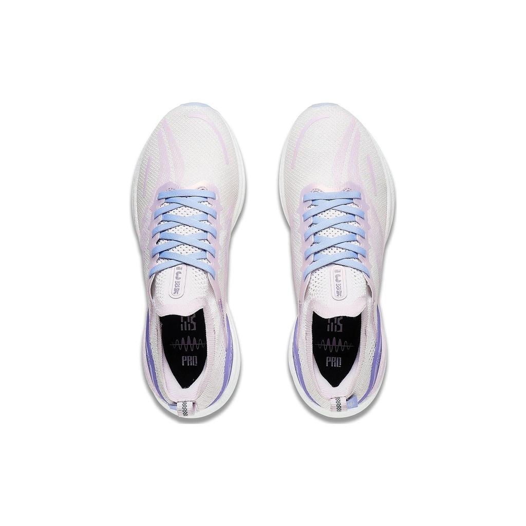 Li Ning Yue Ying 3.0 Pro Comfortable Versatile Shock Absorbing Durable Low Top Running Shoes Women sneaker Purple ARHT018-10