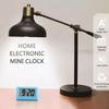 LED Digital Alarm Clock Backlight Snooze Data Time Calendar Desktop Multifunction Electronic Backlight Table Clock