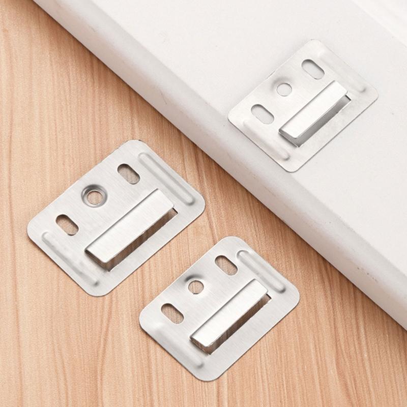 Metal Concealed Wall Board Clip Fasteners for Ceiling Installation with Positioning Holes and Steady Fixing Form for Interior Use