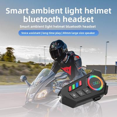 Motorcycle Helmet Bluetooth Headset Voice Intercom Riding Assistant Ultra-clear Sound Long Battery Life
