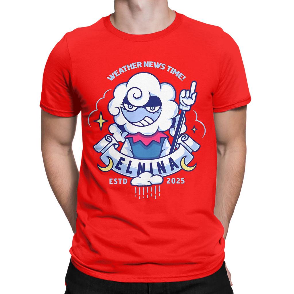 Elnina Deltarune Cotton TShirt For Men Summer Vintage TShirts O Neck Harajuku Tee Shirt Plus Size Hot Sale Clothes