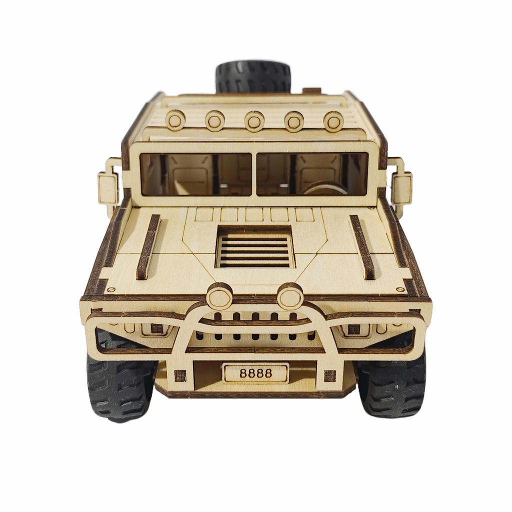 Доросла 3D дерев'яна головоломка Позашляховик Ручна робота DIY Набір для моделювання Подарунок на день народження та Різдво