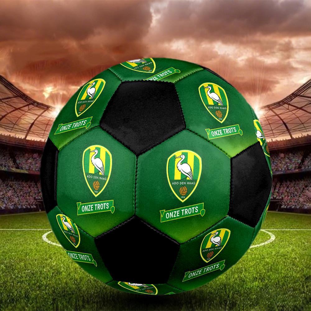 SIZE 5 ADO Den Haag Soccer Ball Colorful All Ages Machine Stitched PVC Competition Ready Durable High-Bounce