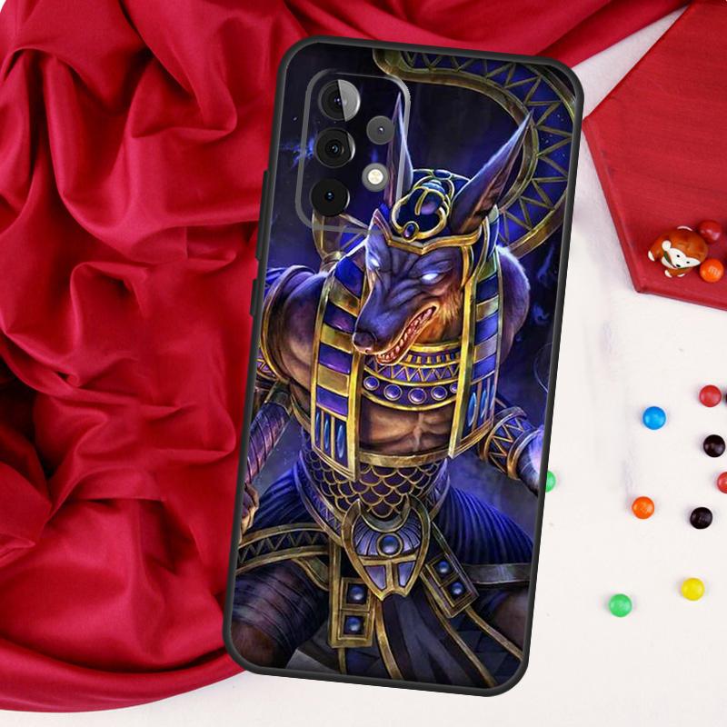 Egypt Nefertiti Anubis Ankh For Samsung Galaxy A52 A32 A22 A54 A14 A16 A26 A36 A56 A55 A35 A05 A06 A15 A53 A33 A13 Case