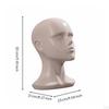 Realistic Mannequin Head With Ear Holes Hairpiece Holder Versatile Hat Display Stand for