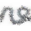 Twist Shiny Metallic Foil Decorations 3D Christmas Tree Ornaments  Wall Rail