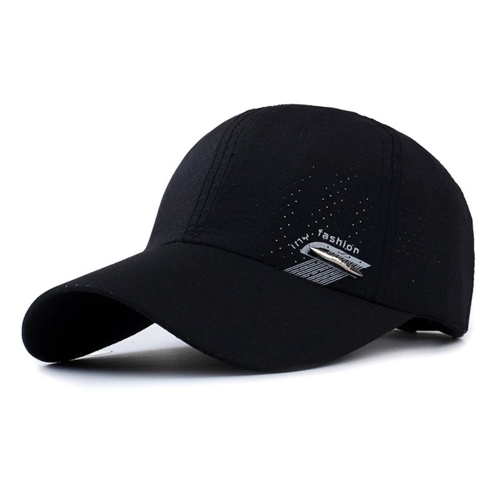 Sun Protection Quick-Drying Hat Breathable Perforated Travel Sports Hat Baseball Cap  For Women Men
