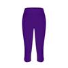 Women's Fashion Summer Color Hollow Out Yoga Library 7 Points Leggings