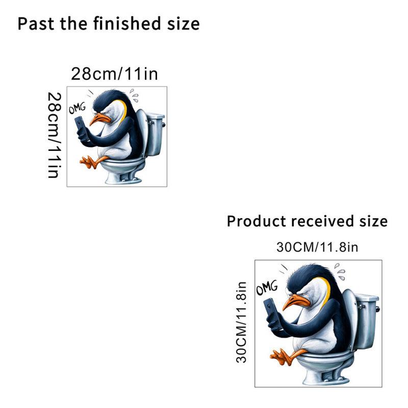 3D cat toilet sticker, wall sticker, bathroom toilet seat cover, decorative renovation, self-adhesive wall sticker