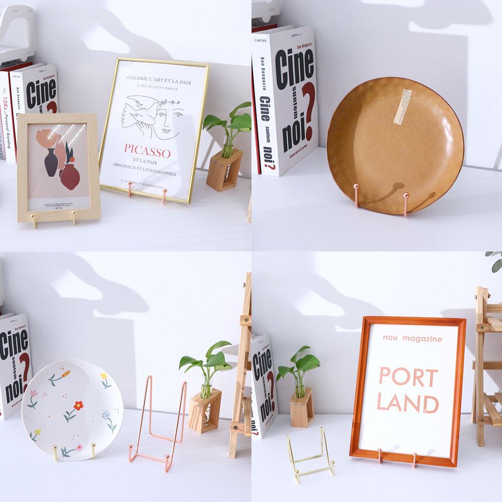 Plate Home Decoration Storage Rack Display Stand Dish Rack Picture Frame Stand Pedestal Holder