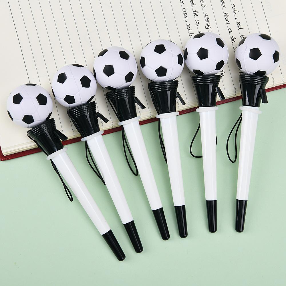 Creative Stress Relief Catapult Neutral Pen Vent Can Pinch Football Shaped Water Pen Funny Stationery
