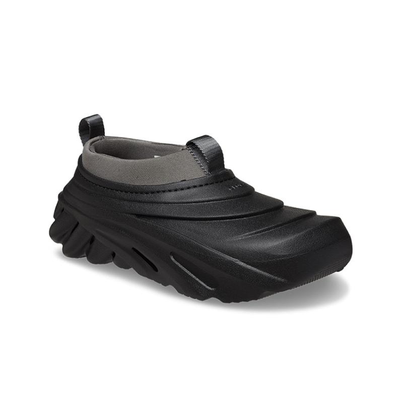 Crocs EVA Storm Wave Sneakers Round Toe Slippery Low Top Life Casual Shoes Men's Dark Night Black