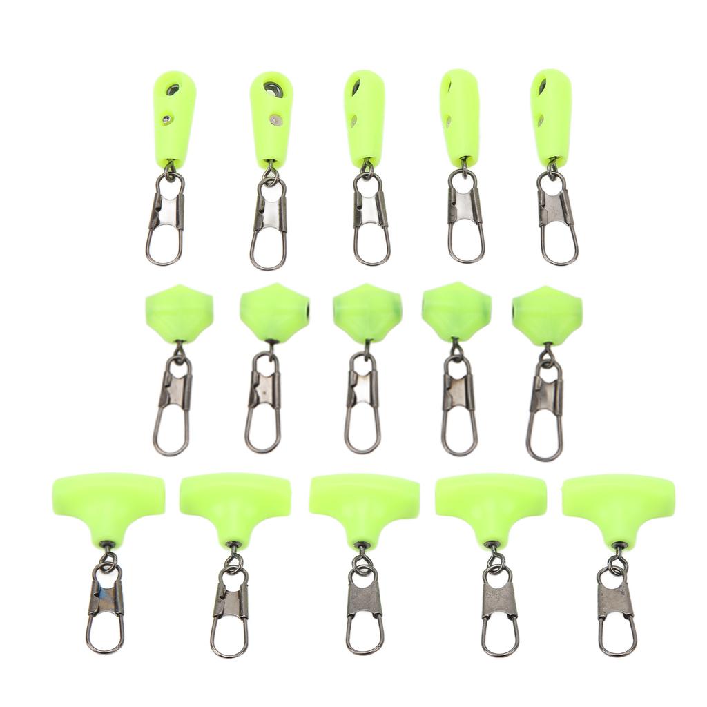 Fishing Line Sinker Slides Fishing Float Connector Green Low Resistance Float Connector Lure Line A
