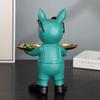 Resin Animal Sculpture Bulldog Butler with Tray Dog Statue Décor for Home Decoration for Living Room French Bulldog Figurine
