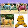 Pet Raincoat For Dogs With Reflective Trim Perfect For Small Breeds Spring Summer Wear