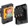 Commutateur à Bouton Poussoir, AC220V / 380V 10A Bouton Poussoir Étanche Interrupteur Sécurité Interrupteur à Bouton-Poussoir