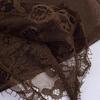 2026 European American Satin Lace Patchwork Slit Skirt