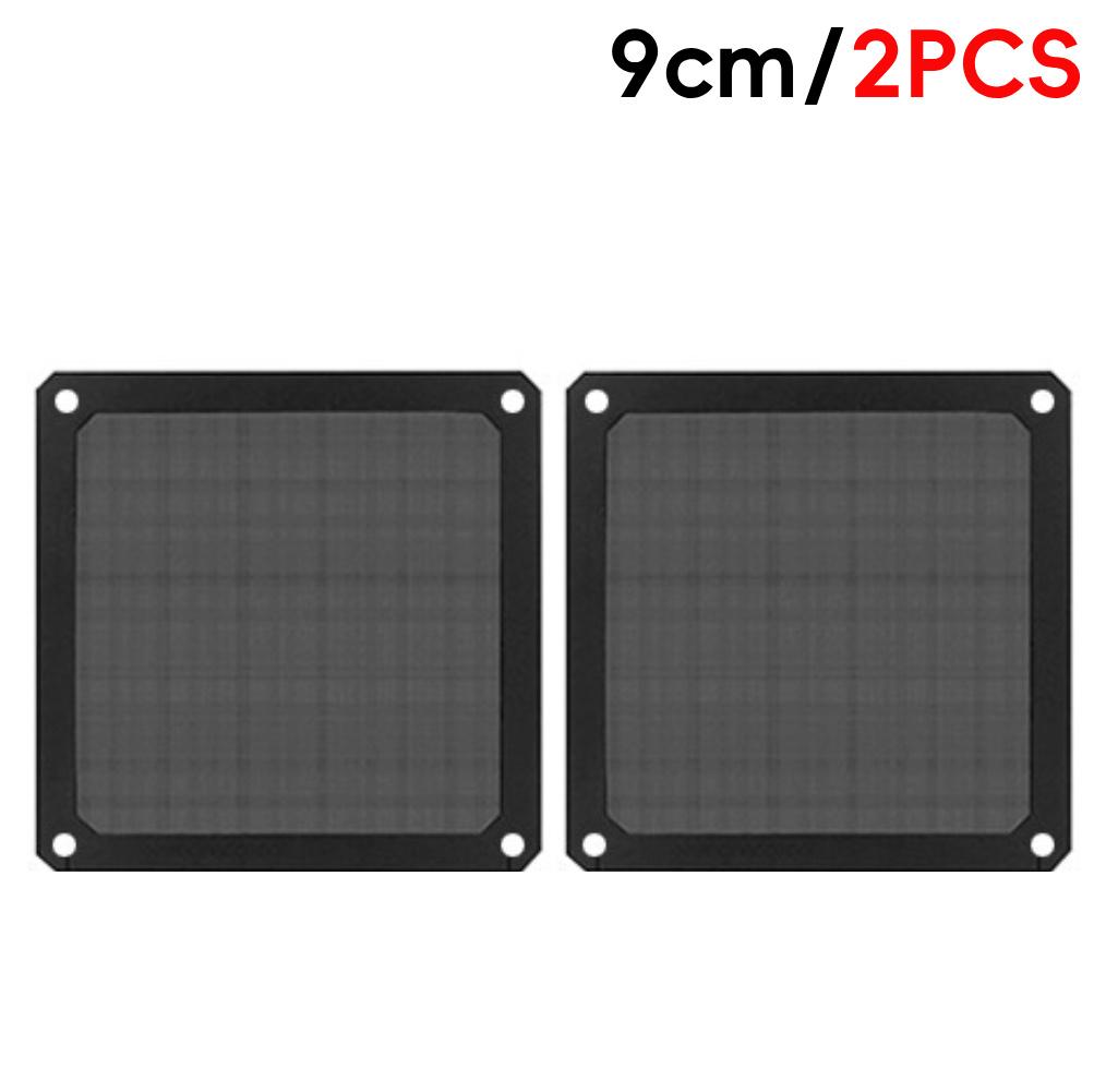 8/9/12/14cm 8-14cm Chassis Dust Filter PC Dustproof Mesh Cover Net Magnetic Frame Dust Mesh with Hole PC Cooling Fans Cover