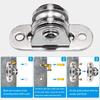 4Pcs/Set Steel DIY Silent Pulley High-quality Lifting Pulley Sturdy Fixed Load-bearing Capacity Small-sized