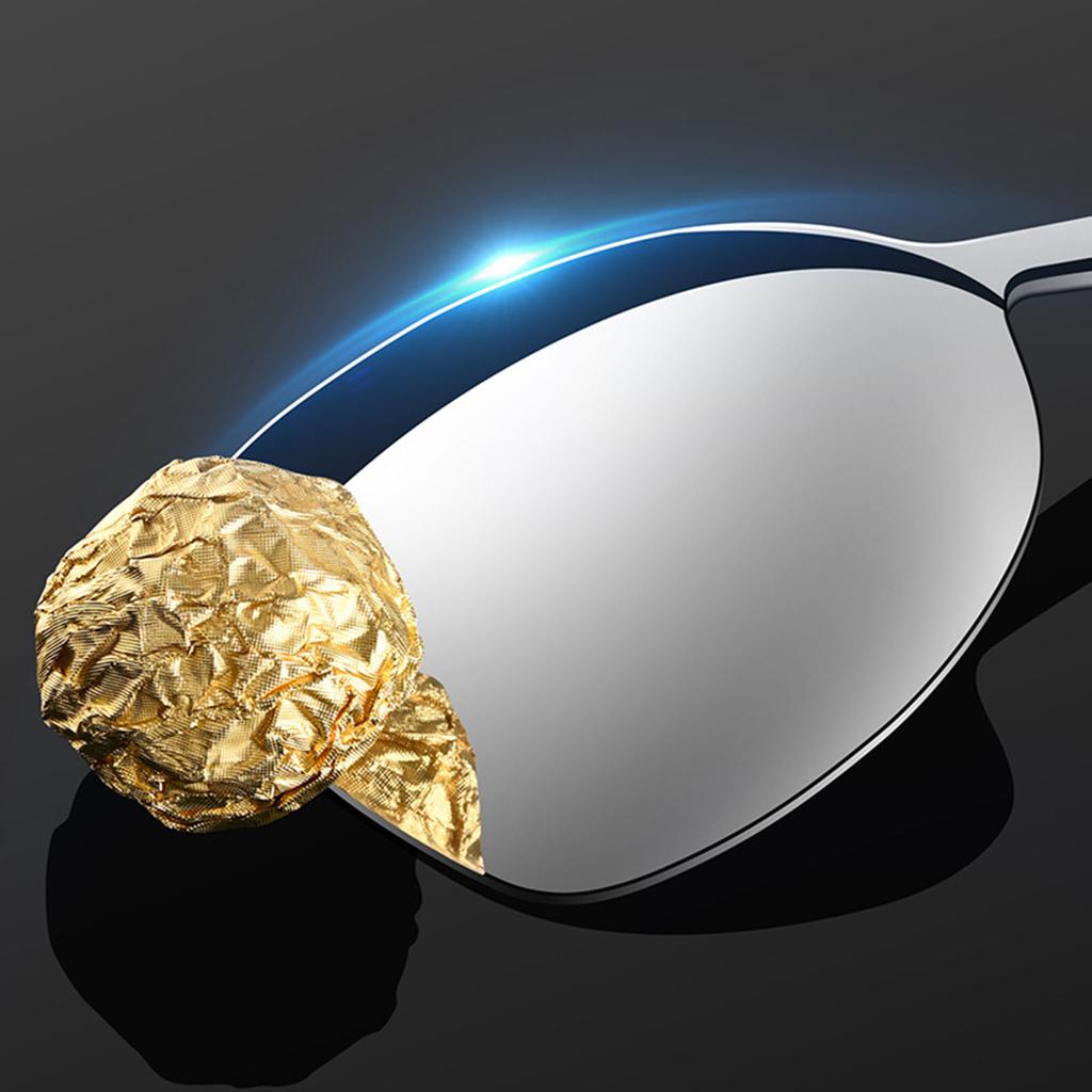 Stainless Steel Spoon Spatula Long Handle Soup Spoons for Hot Pots Colander Cooking Utensils Round Kitchen Tableware