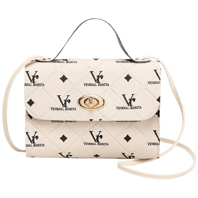 Fashion Printed Small Square Bag New Women's Handbag Bag Women's Crossbody Niche Design Shoulder Bag