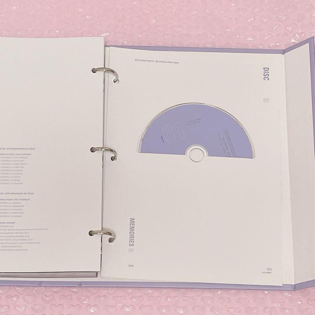 [USED] BTS MEMORIES 2018 DVD with Hoseok trading card