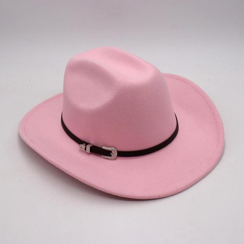 Унисекс ретро фетровая ковбойская шляпа One Size