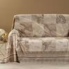 Furniture Fabric Sofa Cover Grandecor Double Safari Patch Geo In Cotton Satin 270X270