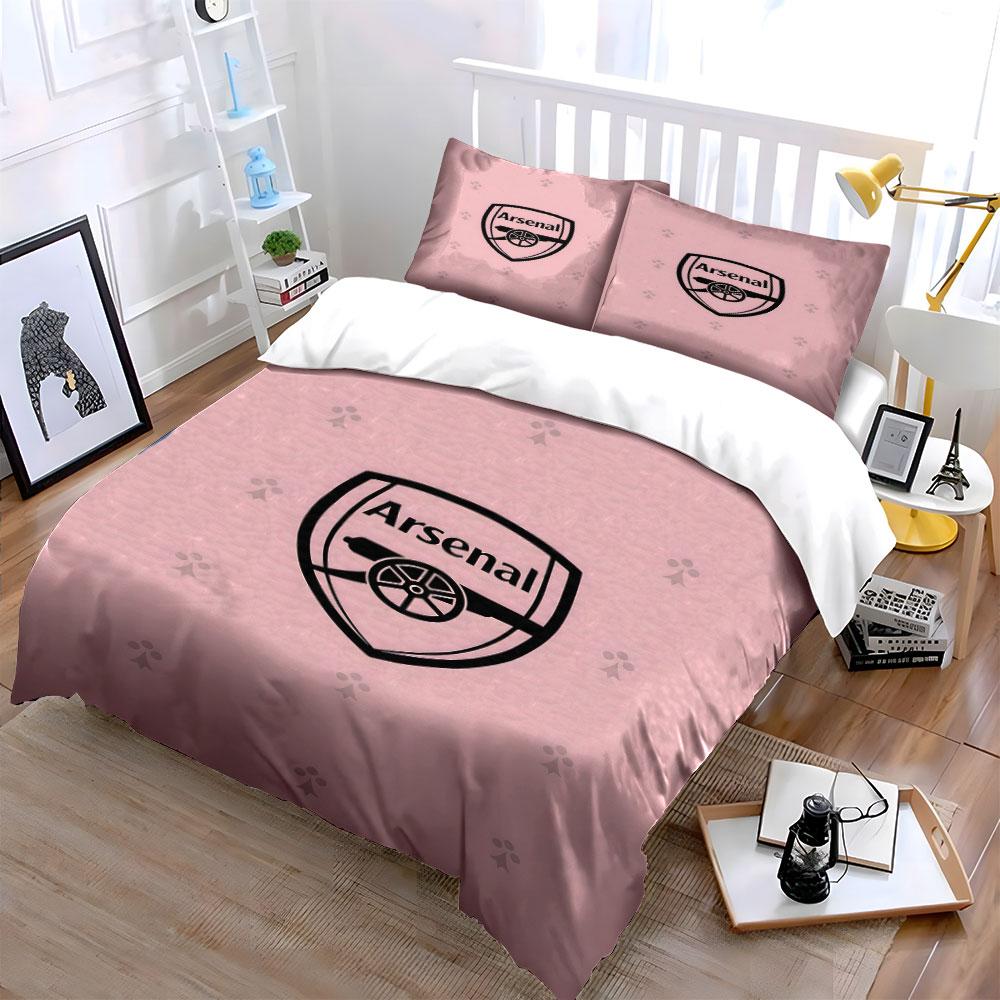 Logo et canon d'Arsenal. Ensembles de literie Ensembles de housses de couette Housses de couette Taies d'oreiller(1* Housse de couette 2* Taies d'oreiller sans couette)