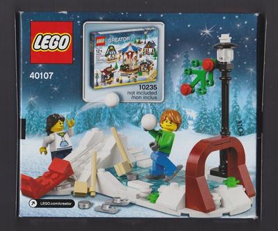 LEGO Lego świąteczna zimowa scena łyżwiarska 40106 elementów