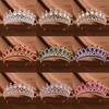 Baroque Crystal Crown Tiara Headband for Women Rhinestone Prom Diadem Crown Bridal Wedding Hair Accessories Jewelry Crown Tiara