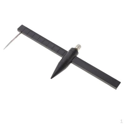 Kunststoff-Ton-Keramik-Kreisschneider, Messwerkzeuge, Lineal, Messschieber, 1 cm, Schwarz