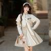Yi Meng Ge Herbstfrucht Hanfu Damen Chinesischer Stil Oberteil & Kleid Set