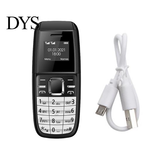 Pocket Cellphone Mini BM200 Keypad Phone Dual-Cards Dual Standby Without Camera 0.66 GSM Quad Band Inch Spare Small Cell for Elderly