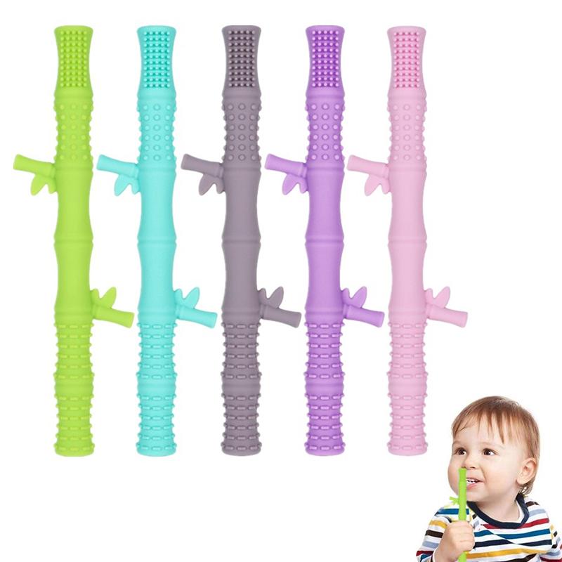 Kid Chewing Tube Speech Therapy Teeth Massager Children Talk Tools For Autism Sensory Speak Oral Muscle Rehabilitation Training