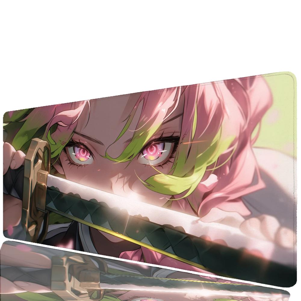 1pc Demon Slayer Kanroji Mitsuri Floor Mat Mouse Mat Desk Mat With Pad Gaming Accessories Prime Gaming XXL Keyboard Pad Padding