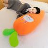 Cartoon Carrot Panda Bed Pillow Soft Plush Toys Material For Children Aid Sleep
